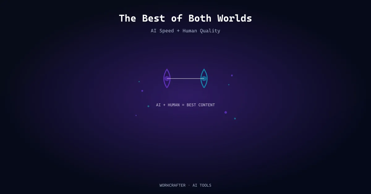 AI vs Human Writer end
