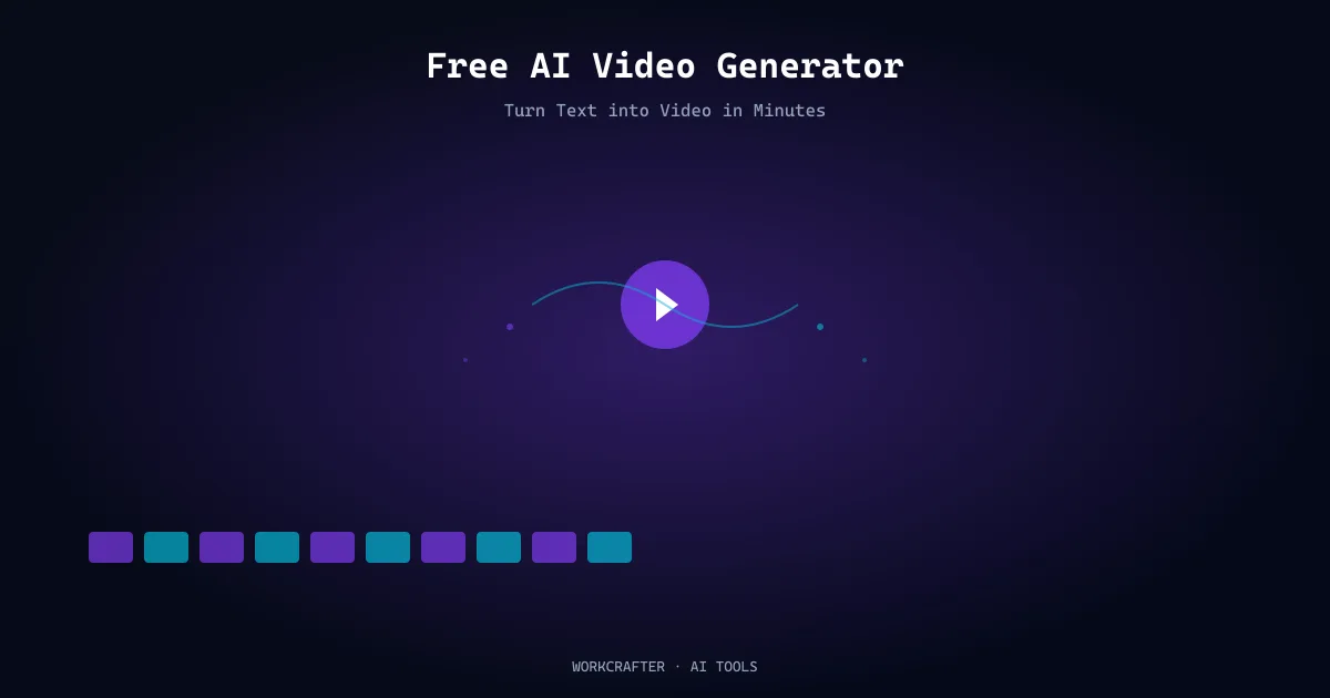 Free AI video generator hero